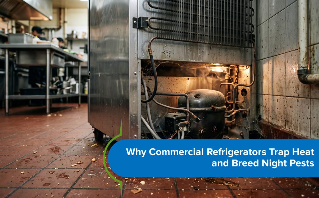 Why Commercial Refrigerators Trap Heat and Breed Night Pests