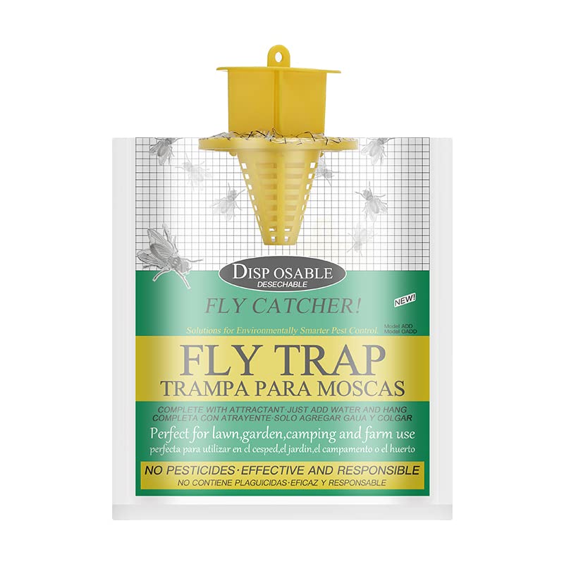 1-3PCS Hanging Fly Trap Disposable Insect Bug Killer Attract Fly Catcher  Bag Outdoor Mosquito Trap Catcher Wasp Killer Flie Trap