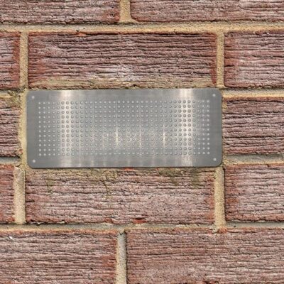 Air Brick Cover for Pest Proofing – Rat/Mouse prevention Air Vent Cover – Aluminium Alloy cover to stop rodents & pests entering property – for internal or external use (250 x 250mm) - Image 8