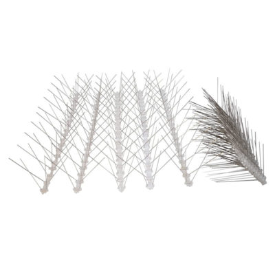 Bird spikes, Pigeon repellent spikes, deterrent for birds, crows, seagulls and flying pests, 5 Meters